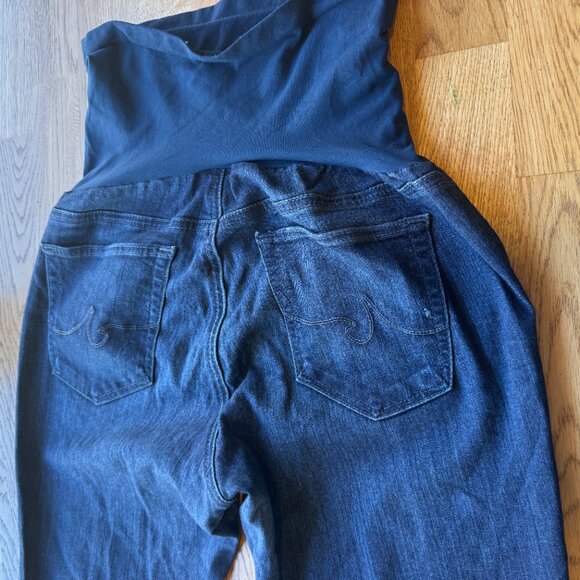 Adriano Goldschmied Maternity Jeans Dark Wash Size 31 - Picture 6 of 12